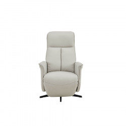 Ruben Swivel Electric Leather Chair Stone